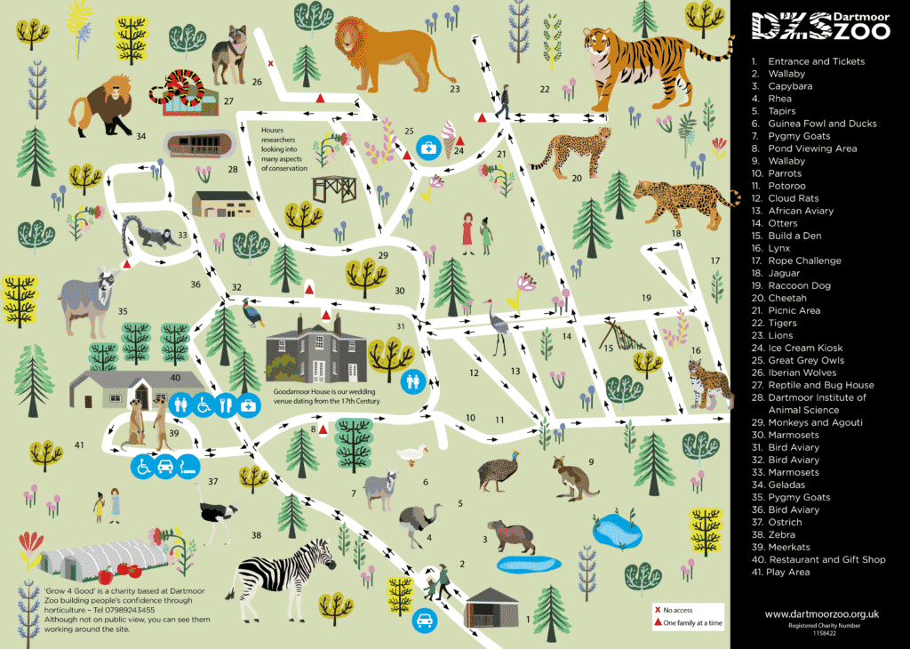 Maps & guides Dartmoor Zoo