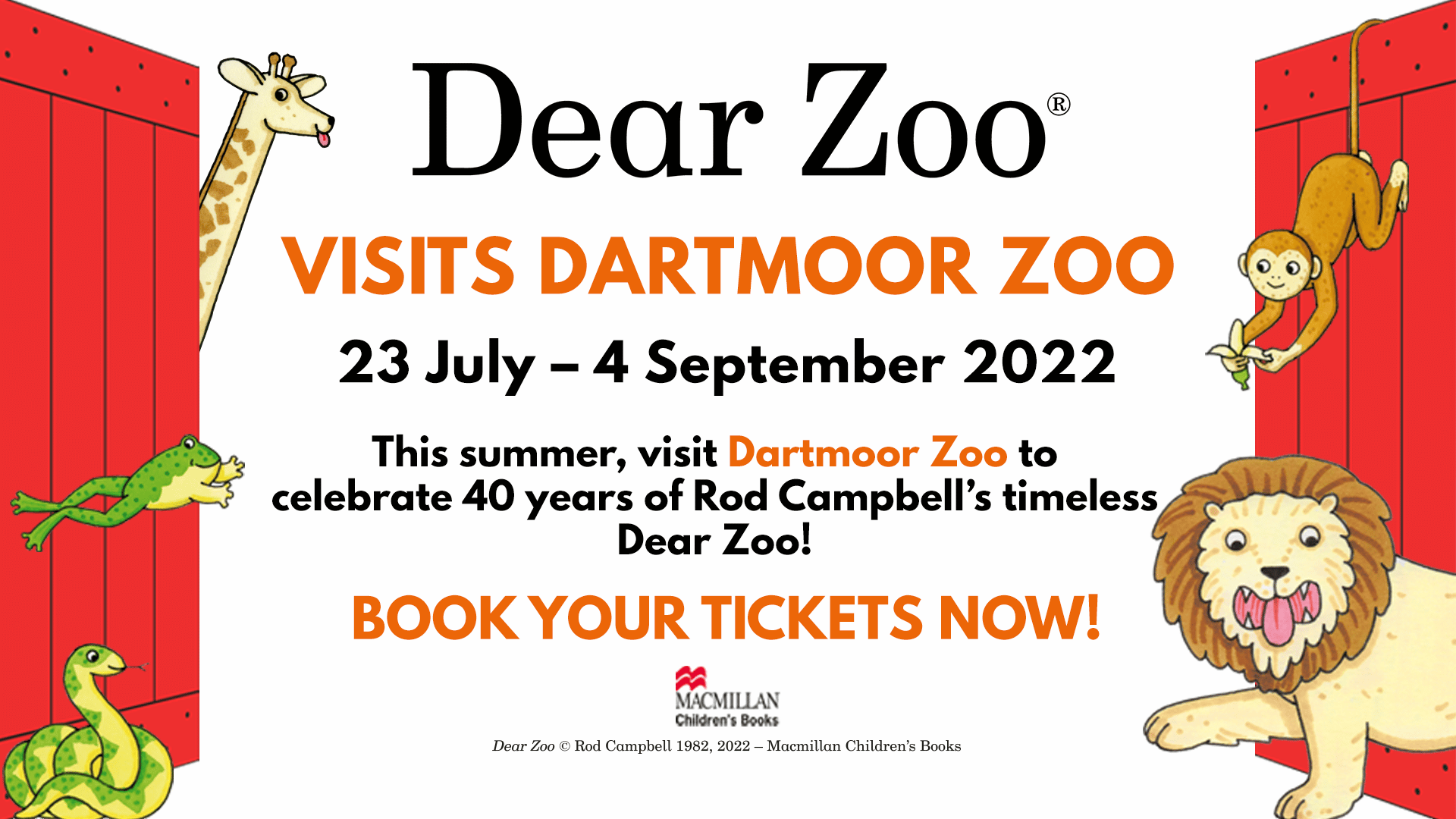 Dear Zoo® visits Dartmoor Zoo! - Dartmoor Zoo